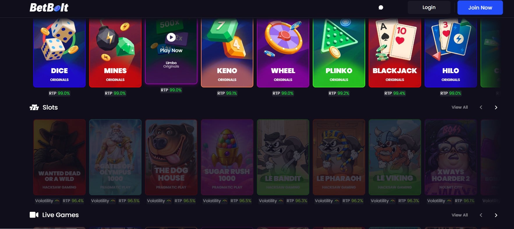 BetBolt Casino